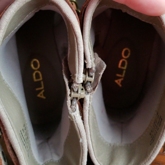 ×SOLD×ALDO CHAIN BOOTS 8/38.5EURO - Picture 8 of 16